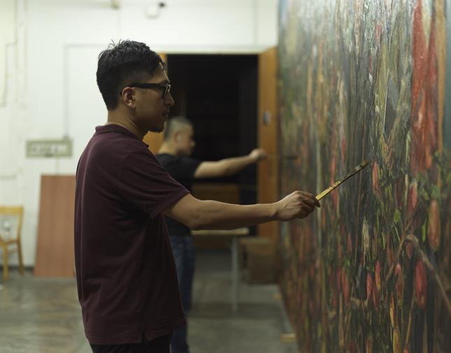 油画《太行山上的新愚公——李保国》创作感言