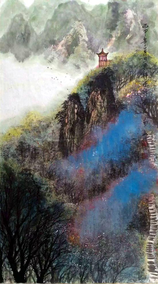 梁静源山水画作品欣赏