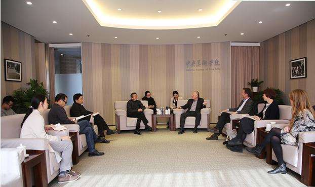 范迪安院长会见挪威蒙克美术馆馆长一行