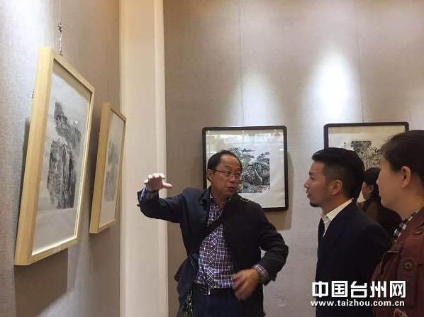 “千峰翠色”黄岩九峰山水画院巡回画展开展