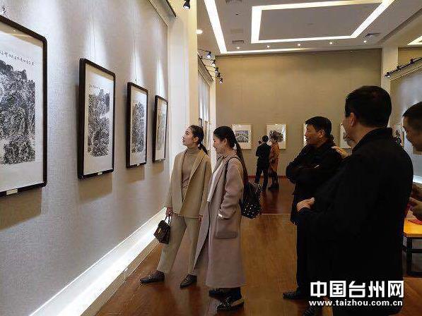“千峰翠色”黄岩九峰山水画院巡回画展开展