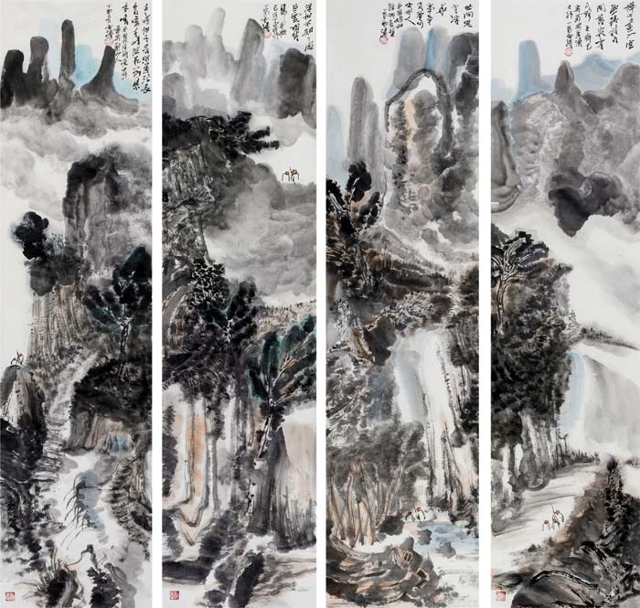 山水画家高雪涛先生作品欣赏