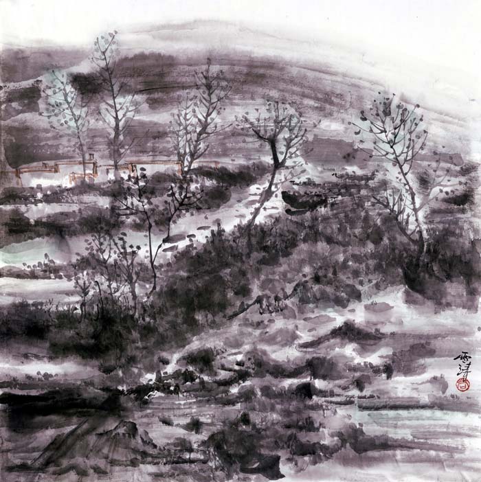 山水画家高雪涛先生作品欣赏