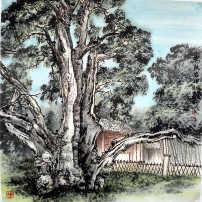 刘东方先生山水画精品赏析:《嵩阳古风》