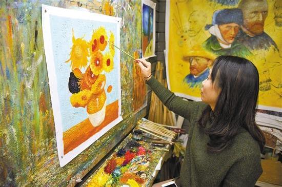 “中国梵高”:从临摹10万幅到想要搞原创