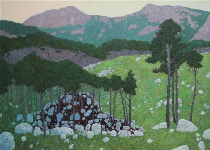 ˹̹��˹���򡤶����з򡶿�������ɽ�� 50x70cm2015��