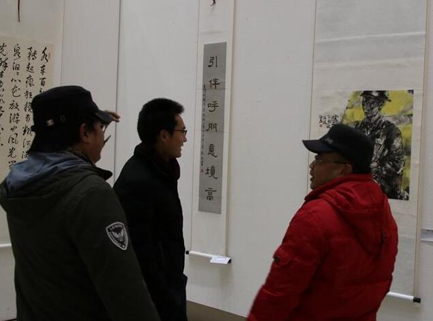 “明湖之冬·生态水城”书画联展在六盘水师范学院展出