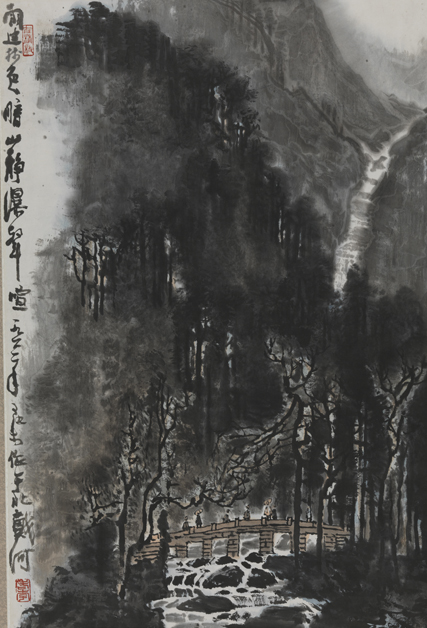 齐白石、黄宾虹、潘天寿等大师作品在中国美术馆展出