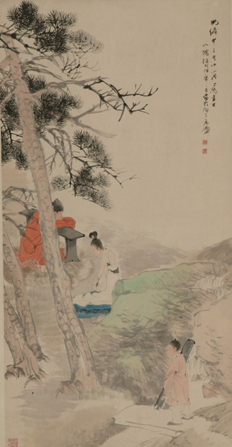 齐白石、黄宾虹、潘天寿等大师作品在中国美术馆展出