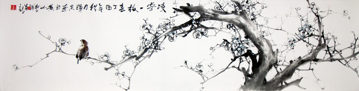 中国花鸟画家洪辉果作品欣赏