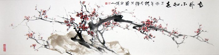 中国花鸟画家洪辉果作品欣赏