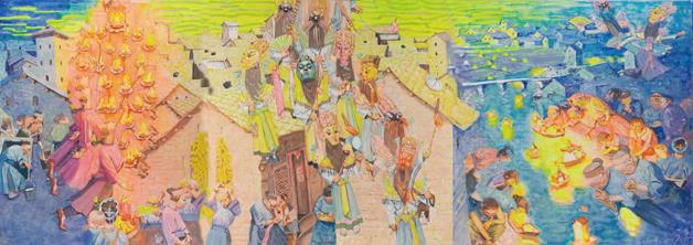 ��ʹ��ݴ����黭��˫�١�����������Ʒչ