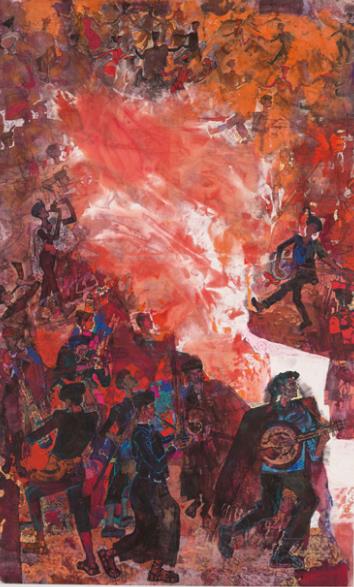 ��ʹ��ݴ����黭��˫�١�����������Ʒչ