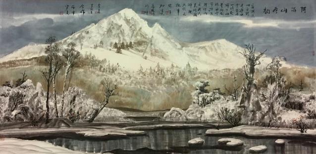 冰雪画派参加2016年中国•阿尔山国际养生冰雪节