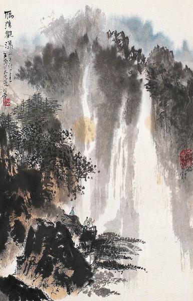 胸含万壑笔润千山 秦岭云写意山水画解析