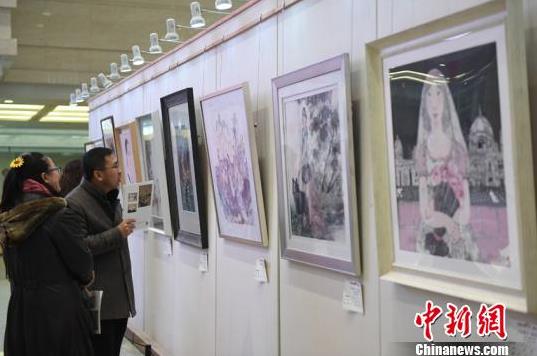 ӭ�����˽ڡ�����Ů�黭����Ʒ�������೤��