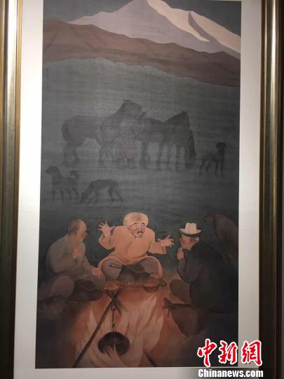 西部少数民族青年美术家作品展太原开展