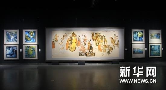 杨晓阳美术作品展山东博物馆开幕
