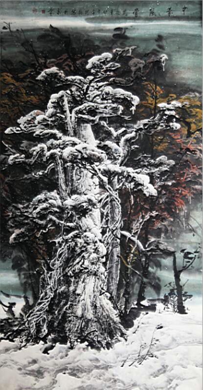 李珂钧 中华风骨 176x96 cm 2011年