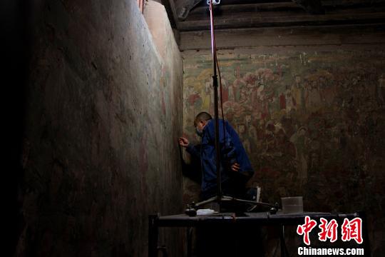 河北毗卢寺壁画修复:508个画像修复需耗时近两年