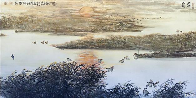 落霞 作者:张善平