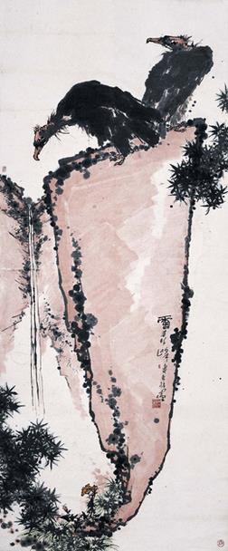 雄视图 作者:潘天寿