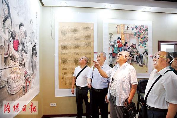 ���ϣ��������ҷ硱�黭Ѳչ�߽�����