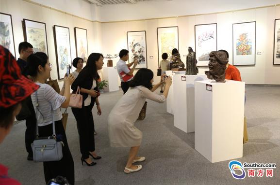 海陆丝绸之路十城市盟员书画联展广州启幕