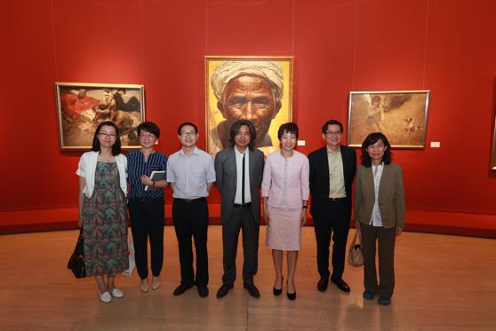 吴为山会见新加坡文化、社区及青年部部长傅海燕一行