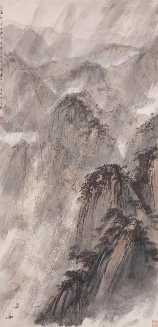 ����ʯֽ����ɫ 168.3x84.5cm 1945�� ���㶫ʡ����ݲأ�