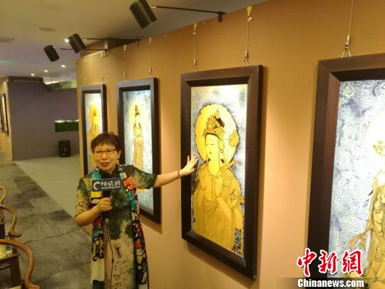 操驰瓷画艺术作品展在广州大佛寺揭幕