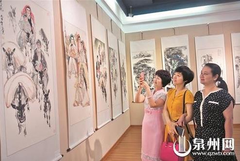 丝路回乡翰墨情”书画展在福建泉州举行