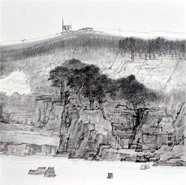 渤海边上雷达站