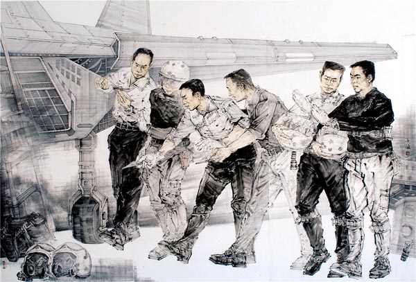 初学乍练之预飞2012年 200X340CM