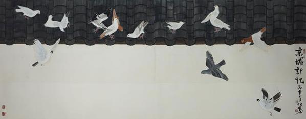 许麟庐之子许化夷 办个人画展纪念父亲