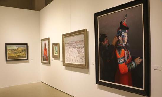 “风过草原·追寻——包头市油画作品展”在京开幕