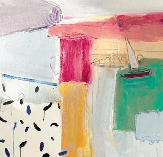 杨大伟 塞纳河畔景像