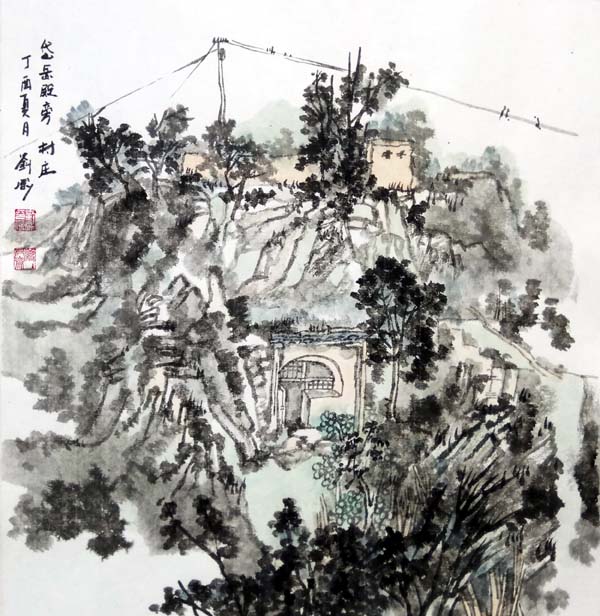 岱岳殿旁村庄42+42CM