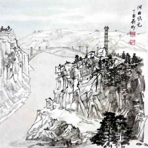 河曲风光42+42CM
