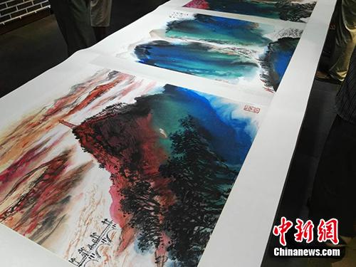 ����ɽ�续����չչʾ�Ĵ���ɫ