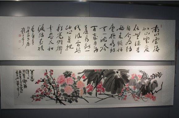 �����黭ӡ��Ʒչ��������Ļ