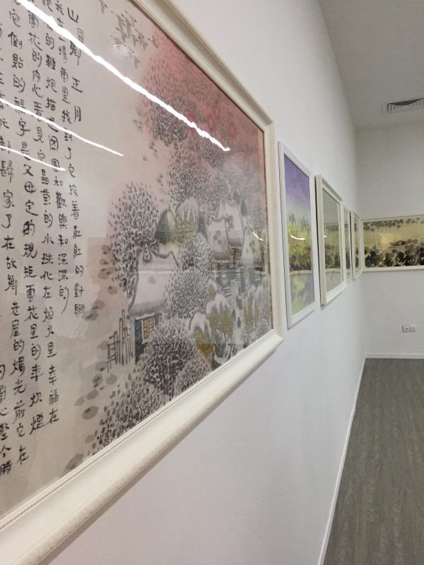 相约阿斯塔纳-李新声中国画精品展启幕