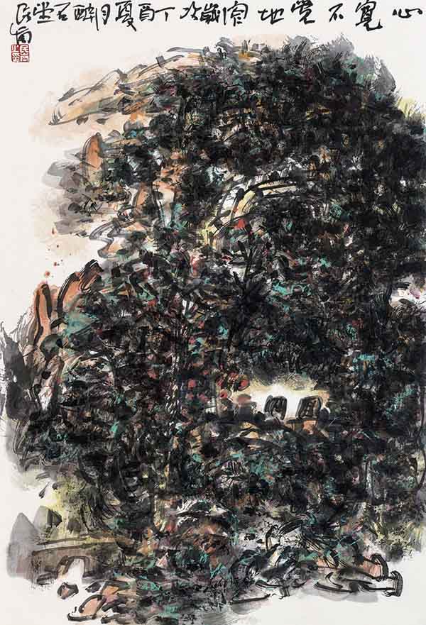 ʯ���ˮī��Ʒչ��ɽ����Ժ��Ļ