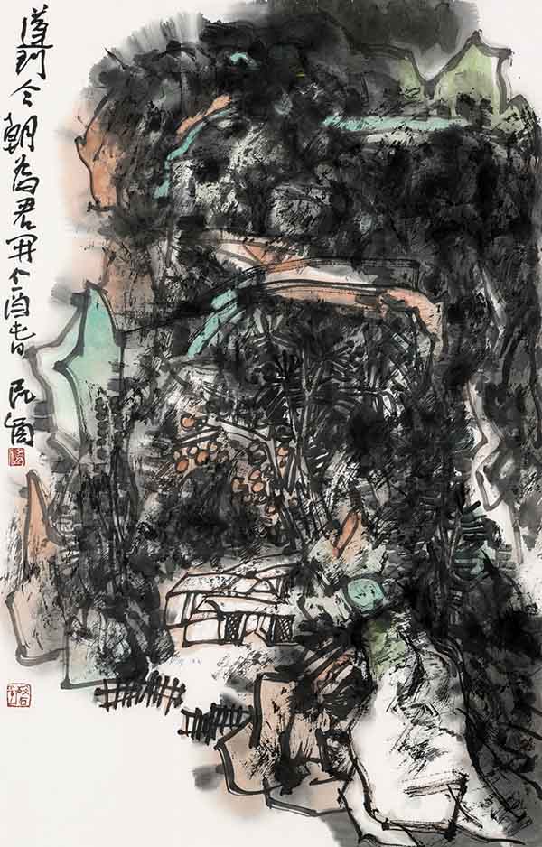 ʯ���ˮī��Ʒչ��ɽ����Ժ��Ļ