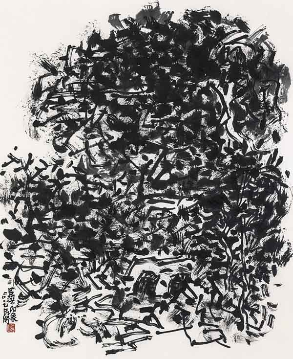 ʯ���ˮī��Ʒչ��ɽ����Ժ��Ļ