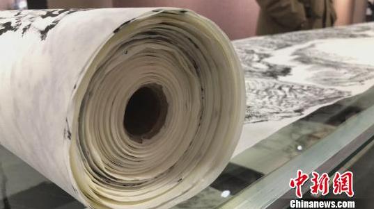 “80”后画家深耕15年创作600米长卷《八百里太行》