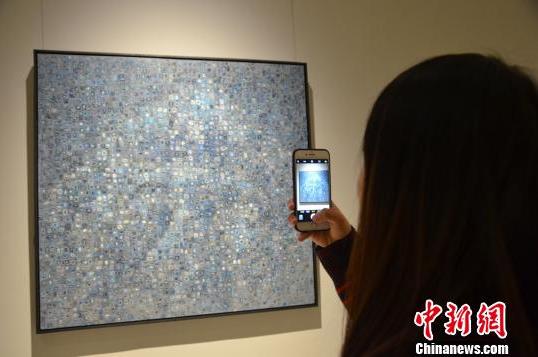 百余幅中国非具象油画作品集体“亮相”山东