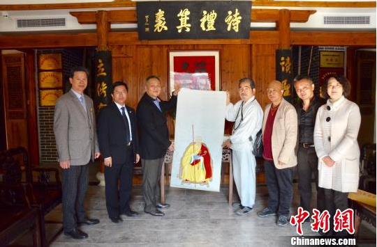 日本著名禅画僧内藤香林到访福建福清