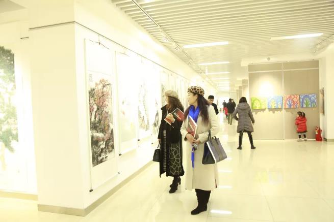 2018中韩国际美术交流展亮相山东威海