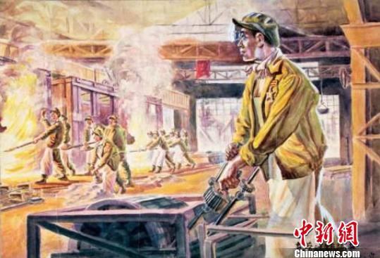 ɽ����Ѯ�滭�Ҵ���70����Ʒչ����̫ԭ